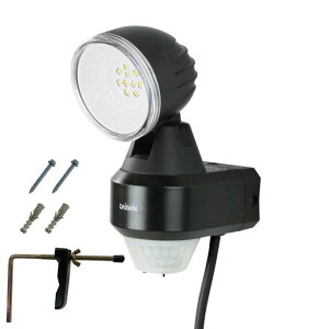 DAISHIN大進センサーライト屋外ledコンセント人感防水玄関ベランダ簡単取り付け防犯DLA-N4T100AC100V人感センサーライト屋外外防犯ライトガレージ庭玄関高輝度節電広範囲投光器防雨