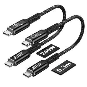 JBTOPUSB4.0�P�[�u��(30CM�A2�{)�Ή�Thunderbolt4/3�P�[�u��40Gbps�����f�[�^�]��240W�A40Gbps�A8K�n�C�r�W�����f�B�X�v���C�Ή�iPhone16/15Pro