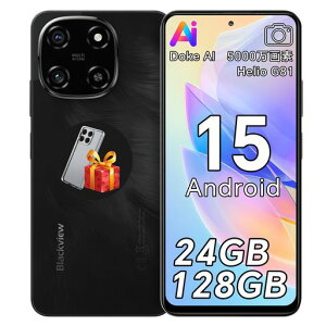 BlackviewColor6SIMt[X}[gtH{24GB+256GB(2TBg\)A5000fAIJADokeAI(ChatGPT)A90Hz6.67C`HD+ʃX}z