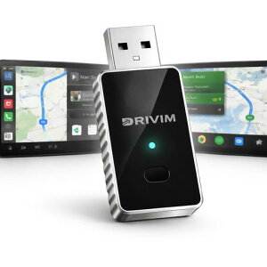 DRIVIM CarPlay/Android Auto 2in1���C�����X�A�_�v�^�[ �y�v�V�I���C�����X�̌��EWiFi 6�Ή��z�z���[���Ŏԓ��X�b�L�� Bluetooth 5.4���� �����ڑ�&�f���A���f�o�C�X�Ή� �A���~�j�E���{�f�B