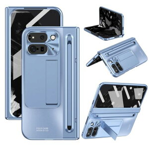Miimall�Ή�Pixel9ProFold�X�}�z�J�o�[�ϏՌ��y���t��S�y�����[�X�^���h�K���X�t�B�������^�q���W�ی�P�[�X�J�o�[�S�g�ی�PixelFold2case�o���p�[����h�~�����Y�ی�V���v��