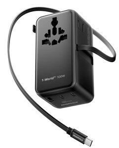 MOMAX�y100W�}���[�d�z�ϊ��v���O�C�O�p�R���Z���gPD100W�C�O�ϊ��v���O�S���E�Ή��ϊ���C/BF/O/A�^�C�v�P�[�u������GaN6�䓯���[�d2*AC������/3*USB-C/1*USB-A�}���`�A�_�v�^�[���s�p�[�d��