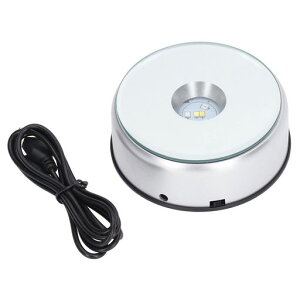 ��]���f�B�X�v���C�X�^���h360�x��]USB�[�d��LED���C�g�t���N���X�^���A�N�����K���X�I�u�W�F�N�g�W���p����M�t�g�K�p