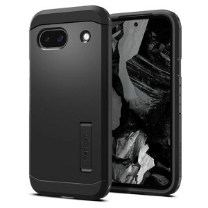Spigen�y�n��18�N�̋Z�p�́zGooglePixel8a�P�[�X�ϏՌ��X�^���h�t���ČRMIL�K�i�擾�ϏՌ��O�w�\���X�}�z�X�^���h�J�����ی쏝�h�~�Ռ��z�����C�����X�[�d�^�t�E�A�[�}�[ACS07264(�u���b�N)