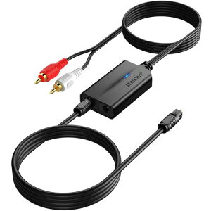 AUTOUTLET 192 kHz �f�W�^�� �A�i���O �����ϊ��� 1.1MRCA �I�X�P�[�u��+1M ���P�[�u���t�� 192KHz ���f�W�^�� to RCA �����ϊ��� DAC�R���o�[�^�[ �I�[�f�B�I �R���o�[�^�[ ��Toslink-RCA