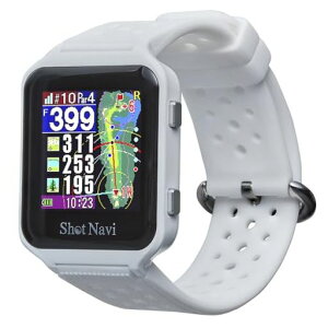 ShotNaviAIR(ショットナビ)ホワイトタッチパネル驚愕の軽さ!わずか”20g”GPSゴルフナビゴルフ距離計競技利用OK高低差海外コース対応日本製