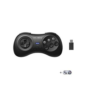 8BitDoM302.4G���C�����X�Q�[���p�b�hforSegaGenesisMini&MegaDriveMini&Switch6�{�^�����C�A�E�g(Black)