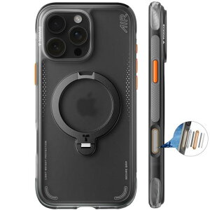 TORRASOstandQ3AiriPhone16Pro6.3�C���`�p�P�[�X�y�G�A�o�b�O�����ی�E�ČRMIL�K�i�z�����O�X�^���hMagSafe�Ή�360°��_��]�c�����Ή�MagSafe�Ή����C�����X�[�d
