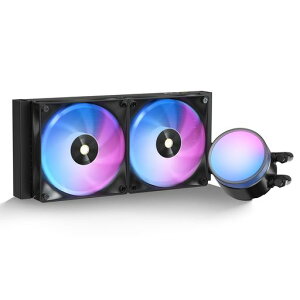 OcypusDeltaL24ARGBCPUクーラー簡易水冷240mm、レイヤーARGBライティングエフェクト、TDP280W、低ノイズポンプ、高性能4ピンPWMファン、最大2000RPM、AMDAM4/AM5、IntelLGA
