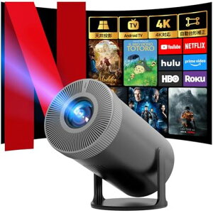 �v���W�F�N�^�[�ƒ�p�y2026�N�i�����f��!28000LM�E4K�Ή��E�ŐVAndroidTV15���ځz270°��]���P�x1080P�V�䓊�eWi-Fi6���ʃv���W�F�N�^�[���^50%�Y�[���@�\������`�␳Bluetooth5.4