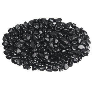 YUENTOENアクアリウム石7-9mm500gクリスタル製飾り石金魚砂利庭・ガーデン飾り石水槽砂利黒