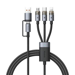 Mcdodo100W2�C��3�}���[�d�P�[�u��USB-A&USB-CtoUSB-C/light-ning/MicroUSB�P�[�u��PD100W(CtoC)36W(CtoL)���K�i�Ή�MacBookiPadiPhone