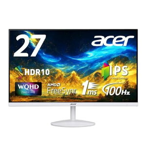 Acerj^[SA272UEwmiipx27C`IPSWQHD2560x1440100Hz1ms(VRB)HDMI2.0HDR10Xs[J[wbhz[qAMDFreeSynczCg