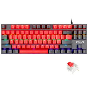 CHONCHOW�Q�[�~���O�L�[�{�[�h�Ԏ��A���`�S�[�X�g�L�[���J�j�J���L�[�{�[�h�o�b�N���C�g�t��PS5/PS4/Switch/Windows�Ή��L���e���L�[87�L�[�S�L�[�h�Փ�26���C�g���[�h���R�I��M801Hr