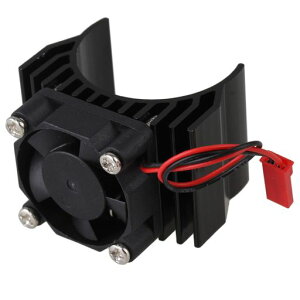 Mxfansブラックアルミ合金540550モーターヒートシンクRC1:10モデルカーのためN10091