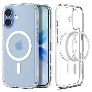 Spigen�y�n��18�N�̋Z�p�́ziPhone17�P�[�XMagSafe�Ή��N���A�����X�g���b�v�z�[���ČRMIL�K�i�E���g���E�n�C�u���b�h�E�}�O�t�B�b�g(�N���A�E�z���C�g)ACS10082