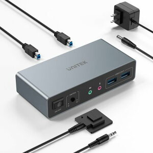 UnitekKVMSwitch2in2AEg4K@60HzHDMI+fBXvC|[gfAj^[KVM؂ւUSB3|[g5V2AdA_v^[t