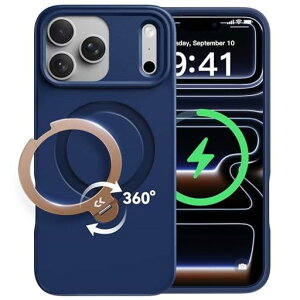 �y2025�V�o��E�@�\���̋ɂ݁zCASEKOOiPhone17ProMax�p�P�[�X360�x��]�X�^���hMagSafe�Ή��ČRMIL�K�i360°�S�����ϏՌ�����~�߃}�b�g�d�グ���ϖh�~���C�����X�[�d�Ή��X�g���b�v�z�[���t��