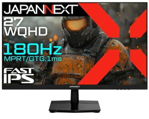 JAPANNEXT27C`FASTIPSpl180HzΉWQHD(2560x1440)𑜓xQ[~Oj^[JN-i27G180QHDMI2.1DPHDR1ms(OD:GTG/MPRT)PS5