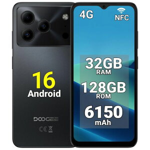 DOOGEENote56ProX}zAndroid16SIMt[|32GB+128GB2TBgX}[gtH|6150mAhobe[|6.56C`90Hz|13MPJ|4GfASIM|FNFC