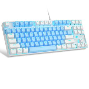 MageGee75%���J�j�J���Q�[�~���O�L�[�{�[�h�u���[�X�C�b�`LED�u���[�o�b�N���C�g87�L�[�R���p�N�gTKL�L���L�[�{�[�hWindows�m�[�g�p�\�R��PC�Q�[�}�[�p-�u���[/�z���C�g