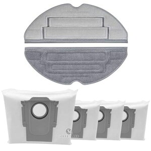 STEEL-LAND�y6���Z�b�g�z�|���@�S�~�p�b�N+���b�v�N���X���{���b�NroborockG20/S8PROUltra�Ή��_�X�g�p�b�N���p�b�N3L��e�ʃS�~���W�ܑ|���@�p�A�N�Z�T���[�����p�[�c�ϋv�f�ތ݊��i�����e�i���X