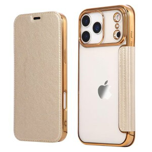 [YUYIB] �X�}�z�P�[�X �Ή� iPhone 18 pro Max �P�[�X �蒠�^ �w�� �N���A ���� ������PU���U�[+TPU �Ռ��z�� �y�ʔ��^ �A�C�t�H��18 �v���}�b�N�X �g�уJ�o�[ (�S�[���h, 18Pro Max)