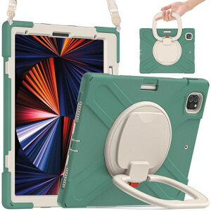 �c�u���P�[�X�p��iPadAir13�C���`(M3/M2)/Pro12.9��6/5/4/3����360°��]������ϏՌ��y���V�����[���L�b�Y���킢���q���q�ǂ�������t�����|���΂ߊ|���A�C�p�b�h������v�X�^���h