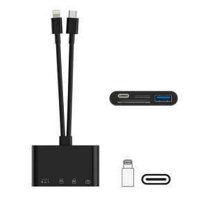 iPhoneSDJ[h[_[yVfUCłłz4in1CgjO/Type-cJ[h[_[USB/SD/TFϊA_v^0TG@\of[^]ݒsvʐ^//ǂݍ