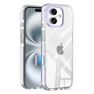 VelaneraiPhone16�p�P�[�X�N���A�w�ʓ������΂݂ɂ����ω��ϗ����h�~�ϏՌ�U�^�o���p�[�����J�����R���g���[���J���������Y�ی�X�N���[���ی�PC+TPU���킢���X�}�z�P�[�X(�p�[�v��)