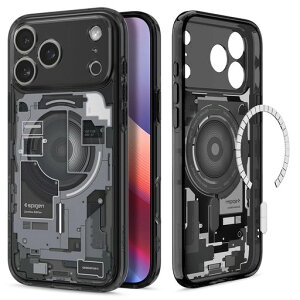 Spigen�y�n��18�N�̋Z�p�́ziPhone17ProMax�P�[�XMagSafe�Ή��N���A�X�g���b�v�z�[���ČRMIL�K�i�E���g���E�n�C�u���b�h�E�}�O�t�B�b�g(�[���E�����E�u���b�N)ACS10042