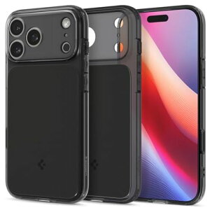 Spigen【創業18年の技術力】iPhone17ProMaxケースMagSafe対応カメラコントロールボタン対応ストラップホール米軍MIL規格ウルトラ・ハイブリッドT・マグフィット(マット・ブラック)ACS10047