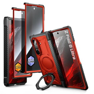 SUPCASE Z Fold 8 Ultra �P�[�X SC-56G HD/�v���C�o�V�[2�� �K���X�t�B���� MagSafe ���b�h