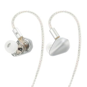 KEFINE Loric IEM �L���C���z�� PU+�`�^���U���� �f���A���h���C�o�[ �y�ʈ������� �⃁�b�L�P�[�u�� Hi-Fi ���X�j���O ���j�^�����O �Q�[�~���O ��p�P�[�X�t��(�V���o�[ USB-C �}�C�N�t��)