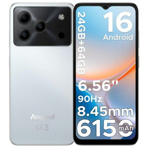 �yAndroid 16 �X�}�z ���o��zNote56 Android 16 �X�}�z�A24GB+64GB 2TB�g�� �A6150mAh��e�ʃo�b�e���[�A90Hz 6.56 �C���` HD+���� 8�R�ACPU �X�}�[�g�t�H���Asim�t���[ �X�}�z