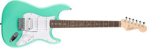 Squier by Fender �X�N���C���[ �G���L�M�^�[ Debut CollectionTM StratocasterR HSS, Laurel Fingerboard, White Pickguard, Sea Foam Green �\�t�g�P�[�X�t��