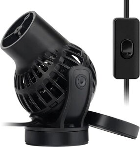 hygger水流ポンプ小型3000L/H4wウェーブポンプ水槽ポンプ循環ポンプ静音360°回転可能マグネット式流量調整56L水槽以下淡水/海水用