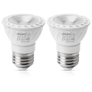 DiCUNOLED�d��E26�d���F�X�|�b�g���C�g5W50W����400lm3000KRa98+�����F�L�z���������Ή�2��