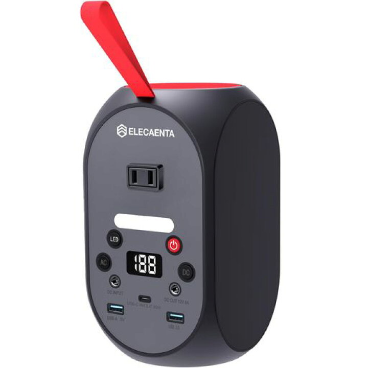 楽天市場】ELECAENTAポータブル電源99Wh小型リン酸鉄軽量1.5KgAC120W 