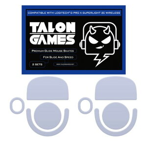 TALONGAMES�}�E�X�\�[�����W�N�[��LogicoolGProXSuperlight2C�p2�Z�b�g����v���~�A���O���C�h�}�E�X�X�P�[�g�}�E�X�t�B�[�g�p2sets���ϋv���ᖀ�CSuperSmooth