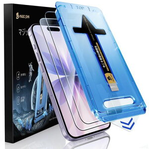 �y����zMAGICJOHN�Ή�iPhone17�K���X�t�B����2���Z�b�g�K�C�h�g�t�������z���\��₷�������K���X�Y���Ȃ��C�A���X�����ߗ��w��h�~��U�h�~�X�N���b�`�h�~��������