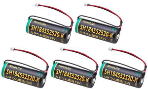 NinoLiteSH184552520-K(SH184552520��p�i)/CR17450E-N(3V)�Ή���e�ʃ��`�E���d�r5�Z�b�g�Z��΍Ќx�������p�d�r�ASHJ9025455/SHJ9044455K/SH18455���Ή��o�b�e���[