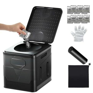 【防災士推奨+日本の企業検品&品質サポート】Rvimoka簡易トイレ災害用ポータブルトイレ非常用トイレ携帯トイレ防災グッズ車中泊キャンプや渋滞時にも使える軽量折畳み式携帯トイレ丸洗…