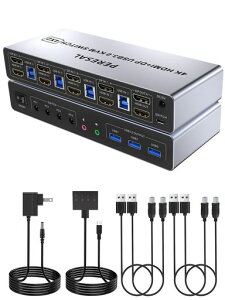 PERESALUSB3.0HDMI+DisplayportKVMXCb`A4̃p\R2̃fBXvCA4|[gfAfBXvCA4K@60HzAEDIDAI[fBIA}CNA3USB3.0|[gɑΉ