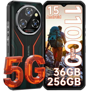 OUKITELWP555GAndroid15�^�t�l�X�X�}�z36GBRAM256GBROM2TB�g���\SIM�t���[�X�}�z�{��11000mAh�̑�e�ʃo�b�e���[108MP+32MP�J�����h���h�o�ϏՌ��X�}�z�{��