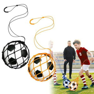 HanaHaulボールネットサッカーボール入れサッカーボールネットリフティング練習トレーニング用ボールバッグ子供用(持ち手80cm)2個入り学校部活試合練習収納バレーボール/バスケットボー…