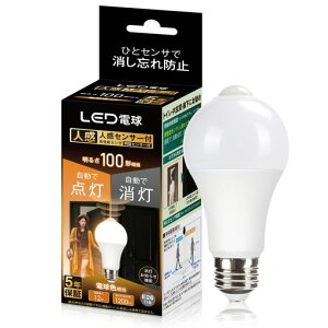 LED�d��E26�����l���Z���T�[�d�����t�����v�`100W�`�����d���F2700K12W1200lm�����_���E�������ÃZ���T�[�t�����Y��h�~�K�i���֘L���g�C�������s��1��