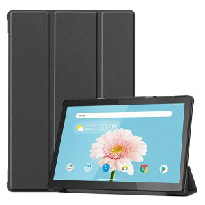 For Lenovo Tab M10 TB-X505F / TB-X605F 10.1 �C���` �P�[�X �^�u���b�g �O�܂�X�^���h ����PU ���U�[ �ϏՌ� �����h�~ For Lenovo Tab M10 TB-X505F / TB-X605F