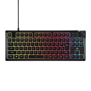 CORSAIRK55CORETKLRGB�Q�[�~���O�L�[�{�[�h?8�]�[��RGB?�e���L�[���X-��p���f�B�A�L�[?�É����Ɖ������ɃX�C�b�`?300ml�h�H?�u���b�NCH-9216065-JP