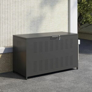 BTM物置屋外ゴミ箱大型倉庫収納庫収集ボックスごみ集積所大容量カラスよけ野良猫対策ゴミ荒らし防止庭用可能換気口付き容量容量350L